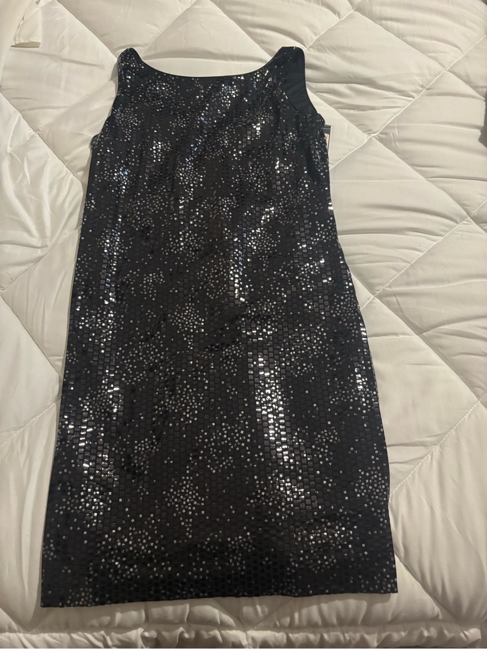 Robert Louis Black Sequin Sheath Dress